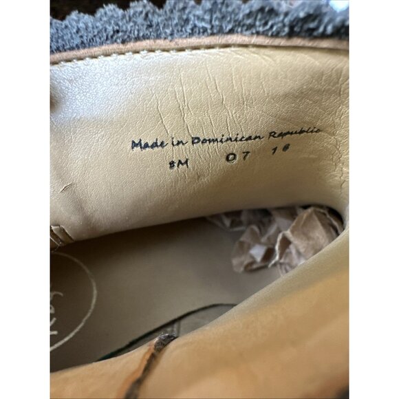 Jack Rogers Suede Slip On Ankle Booties - Gray - Size 8 M - Picture 9 of 9